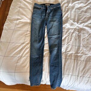Madewell button-fly mid-rise skinny jeans